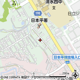 静岡県静岡市清水区村松673-10周辺の地図