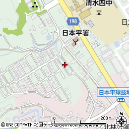 静岡県静岡市清水区村松3255-11周辺の地図