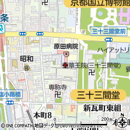 京都府京都市東山区北斗町610周辺の地図