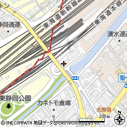 日本貨物鉄道株式会社　静岡支店静岡営業所周辺の地図