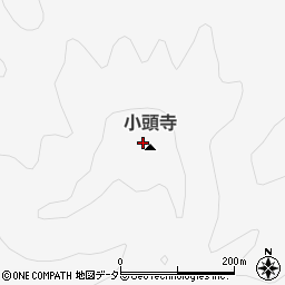 小頭寺周辺の地図