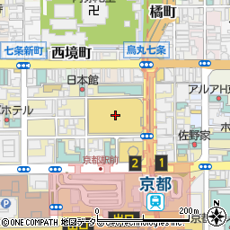 タイムズカー京都駅前（京都ヨドバシカメラ内）店周辺の地図
