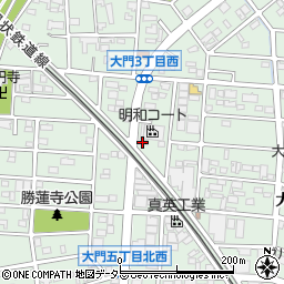株式会社エネサンス中部岡崎営業所周辺の地図