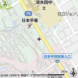 静岡県静岡市清水区村松653-1周辺の地図