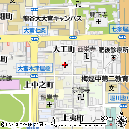 京都府京都市下京区樽屋町380-2周辺の地図