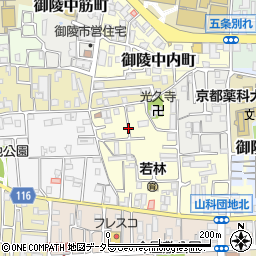 田中邸、薬科大学近く駐車場周辺の地図