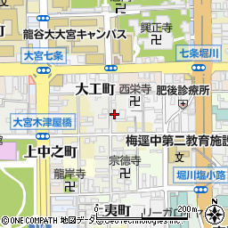 京都府京都市下京区樽屋町383周辺の地図