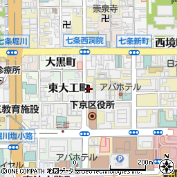 京都府京都市下京区東塩小路町607-14周辺の地図
