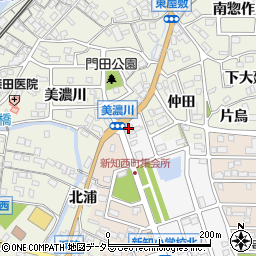 サプリーム新知台周辺の地図