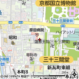 京都府京都市東山区北斗町605周辺の地図