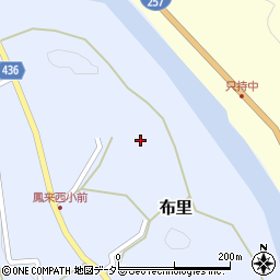 愛知県新城市布里宮ノ前周辺の地図