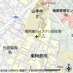 三重県四日市市東阿倉川198周辺の地図