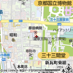 京都府京都市東山区北斗町610-1周辺の地図