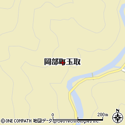 静岡県藤枝市岡部町玉取周辺の地図