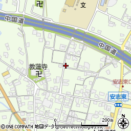 兵庫県姫路市安富町安志周辺の地図