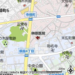 九友会榊原医院周辺の地図