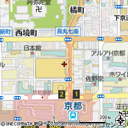 三菱ＵＦＪ銀行京都ヨドバシ ＡＴＭ周辺の地図