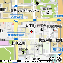 京都府京都市下京区樽屋町377周辺の地図