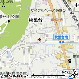 滋賀県大津市秋葉台10-9周辺の地図
