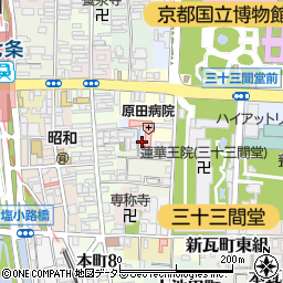 京都府京都市東山区北斗町606周辺の地図