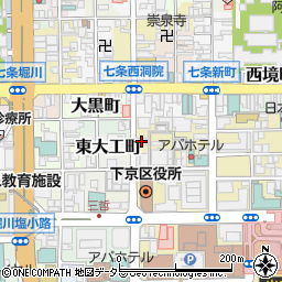 京都府京都市下京区東塩小路町607-10周辺の地図