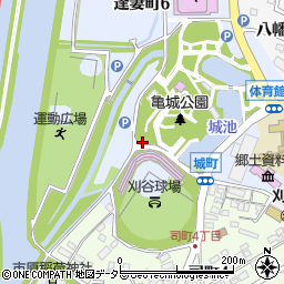 愛知県刈谷市城町周辺の地図