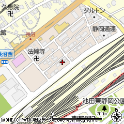 静岡県静岡市葵区長沼南3-8周辺の地図