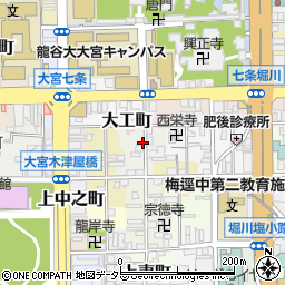 京都府京都市下京区樽屋町周辺の地図
