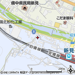 岡山県新見市西方481周辺の地図