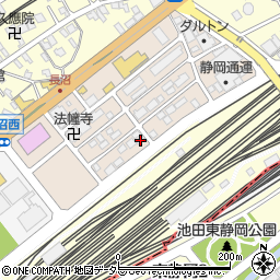 静岡県静岡市葵区長沼南3-15周辺の地図