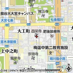 京都府京都市下京区南八百屋町338-3周辺の地図