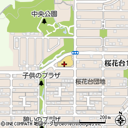 スーパーサンシ株式会社桜花台店周辺の地図
