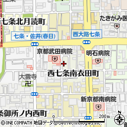 さくら薬局京都西七条店周辺の地図