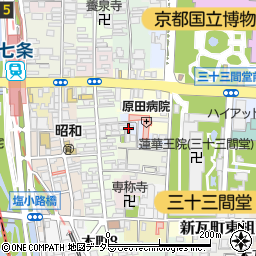 京都府京都市東山区北斗町周辺の地図
