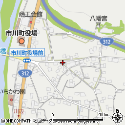 兵庫県神崎郡市川町西川辺252周辺の地図