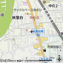 滋賀県大津市秋葉台11周辺の地図