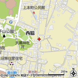 兵庫県西脇市西脇710周辺の地図