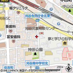 愛知県刈谷市若松町4丁目9周辺の地図