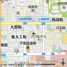 【注意事項 必読】京都駅前さんてつパーキング【16:45～23:59】周辺の地図