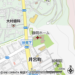 静岡ホーム周辺の地図