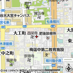 京都府京都市下京区南八百屋町337周辺の地図