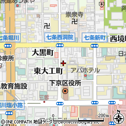 京都府京都市下京区東塩小路町607-12周辺の地図