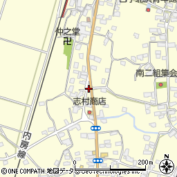千倉白子郵便局周辺の地図