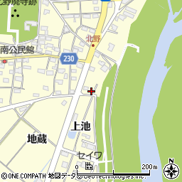 愛知県岡崎市北野町東山28周辺の地図