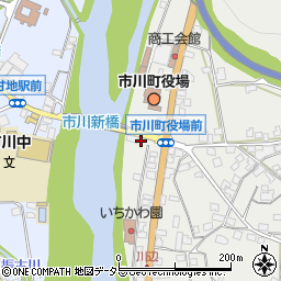 兵庫県神崎郡市川町西川辺185周辺の地図