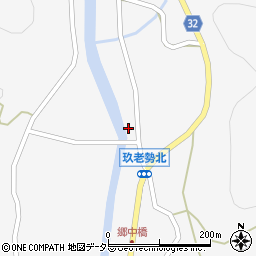 愛知県新城市玖老勢清水周辺の地図