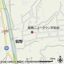 大阪府豊能郡能勢町宿野432-9周辺の地図