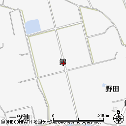 愛知県知多郡東浦町森岡錦周辺の地図