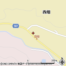 兵庫県川辺郡猪名川町西畑深田11周辺の地図