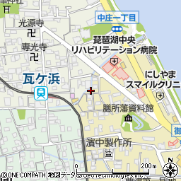 滋賀県大津市御殿浜1周辺の地図